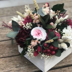 Caja de flores preservadas GARDEN
