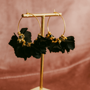Pendientes de flores preservadas - Alexia