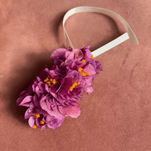 Corsage de Hortensias Preservadas - Lila